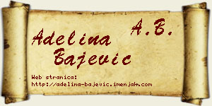 Adelina Bajević vizit kartica